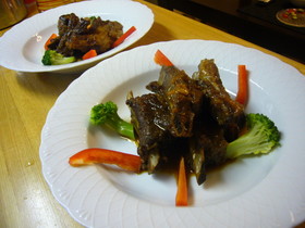 伯母直伝！スペアリブの赤ワイン煮