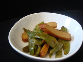 母の味☆　さやえんどうの煮物