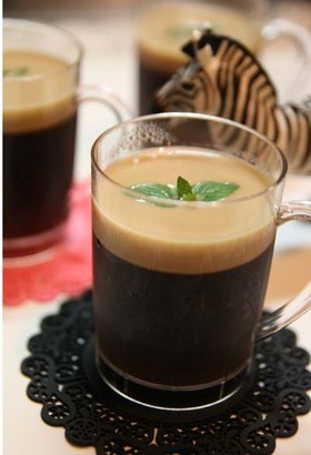 コーヒーゼリーonモカソース