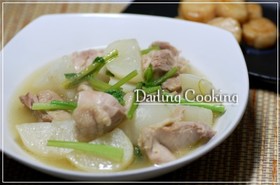 カブと鶏肉の柚子胡椒煮