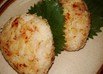 ごま油で☆チーズとしらすの焼きおにぎり