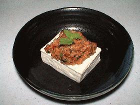 納豆　唐やっこ