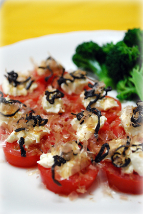 簡単♪和風トマトの前菜