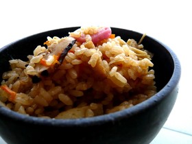 父ちゃんの作る☆炊き込みごはん
