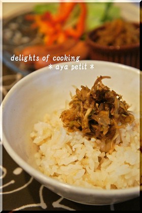 ✿ さっぱり!みょうがのっけご飯 ✿