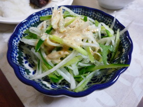 ☆ごまドレで食べたい！大根サラダ☆