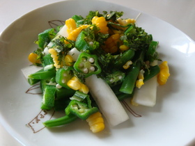 冬瓜&夏野菜のサラダ