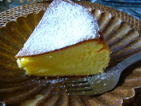ふわふわ☆おから入スフレ風チーズケーキ