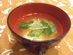 ふわふわたまごスープ　和風ver.