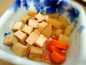 厚揚げ甘辛煮