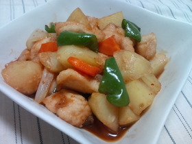 鶏と野菜のうま煮