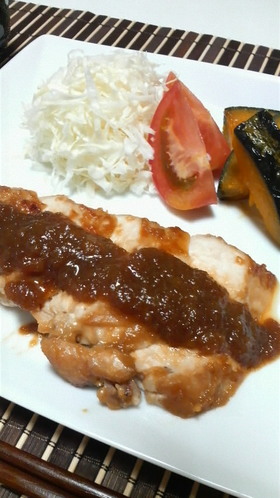 鶏胸肉＊甘辛玉ねぎソース