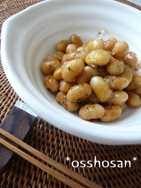 大豆の醤油炒め