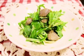 砂ズリの和風サラダ～柚子こしょう味♪