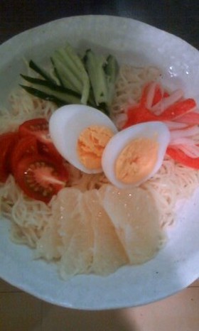 【すっぱくない】
冷やし中華【カフェ】
