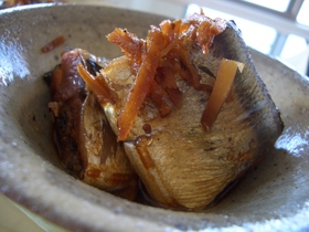 圧力鍋で♪さんまの生姜煮　