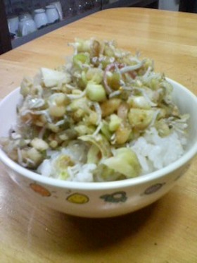 みょうが刻み丼