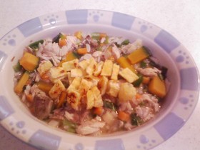 犬ご飯（アラで味噌おじや）