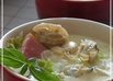 ほっこりあったか白菜とあさりの豆乳スープ