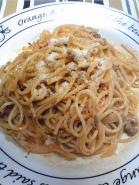 簡単オーロラソースパスタ