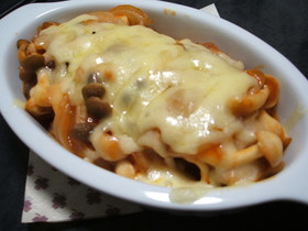 鶏肉ときのこのチーズかけ