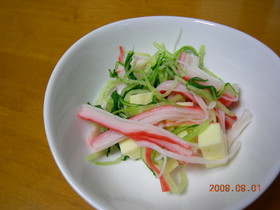 簡単すぎ！水菜サラダ