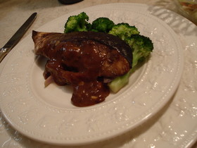かんぱち・鰤のバルサミコ焼き