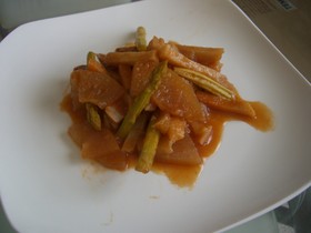 お洒落☆冬瓜と豚肉のソテー