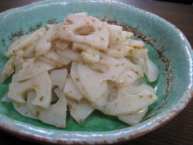 れんこんのキンピラ☆柚子胡椒風味