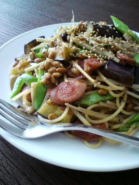 夏の終わり～秋味パスタ