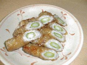 アスパラ肉巻き　照焼き風味