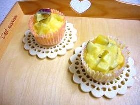 さつまいもの鬼まんじゅう風*蒸しケーキ