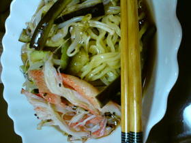 ささっと野菜冷やし中華