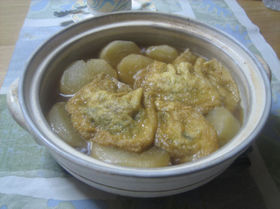 大根と野菜袋のあっさり味おでん