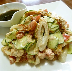 ちくわと夏野菜のツナ和え♪中華風味♪