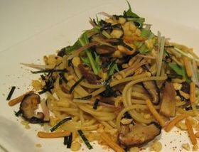 お茶漬けパスタ たぬき