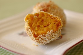 かぼちゃのカレー風味コロッケ