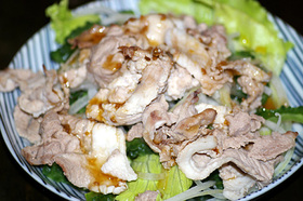 豚冷しゃぶ柚子こしょうテイスティ
