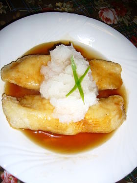 母の味❤むきかれいのみぞれあん