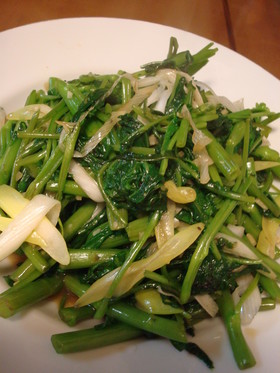 空芯菜のオイスターソース炒め