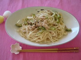 フライパンだけで☆ゴーヤそうめん炒め