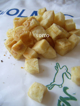 レンジでサク②♥ポテトキューブスナック♥