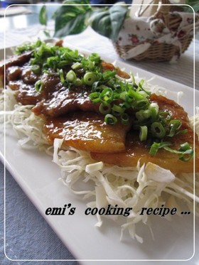 じゅわ～☆豚バラ肉の甘辛焼き