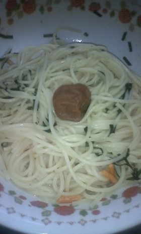 サルでも出来る！お茶漬けパスタ