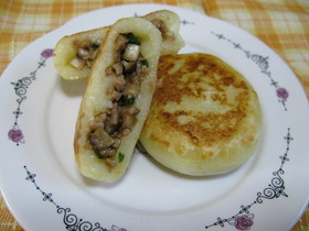 焼きじゃがいもっち肉詰め☆☆☆☆