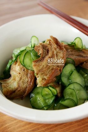 車麩の「うざく」！