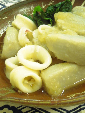 里芋といかの☆揚げおろし煮