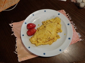 マカ入りスクランブルエッグ