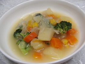 野菜たっぷり❤洋風みそ汁