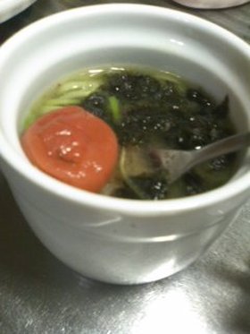 梅干しと昆布茶で☆梅昆布茶☆